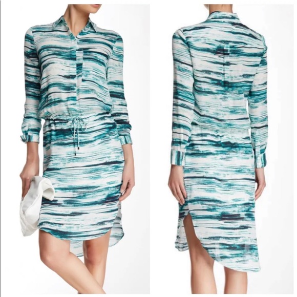 Haute Hippie Dresses & Skirts - Haute Hippie Teal Shirt Dress